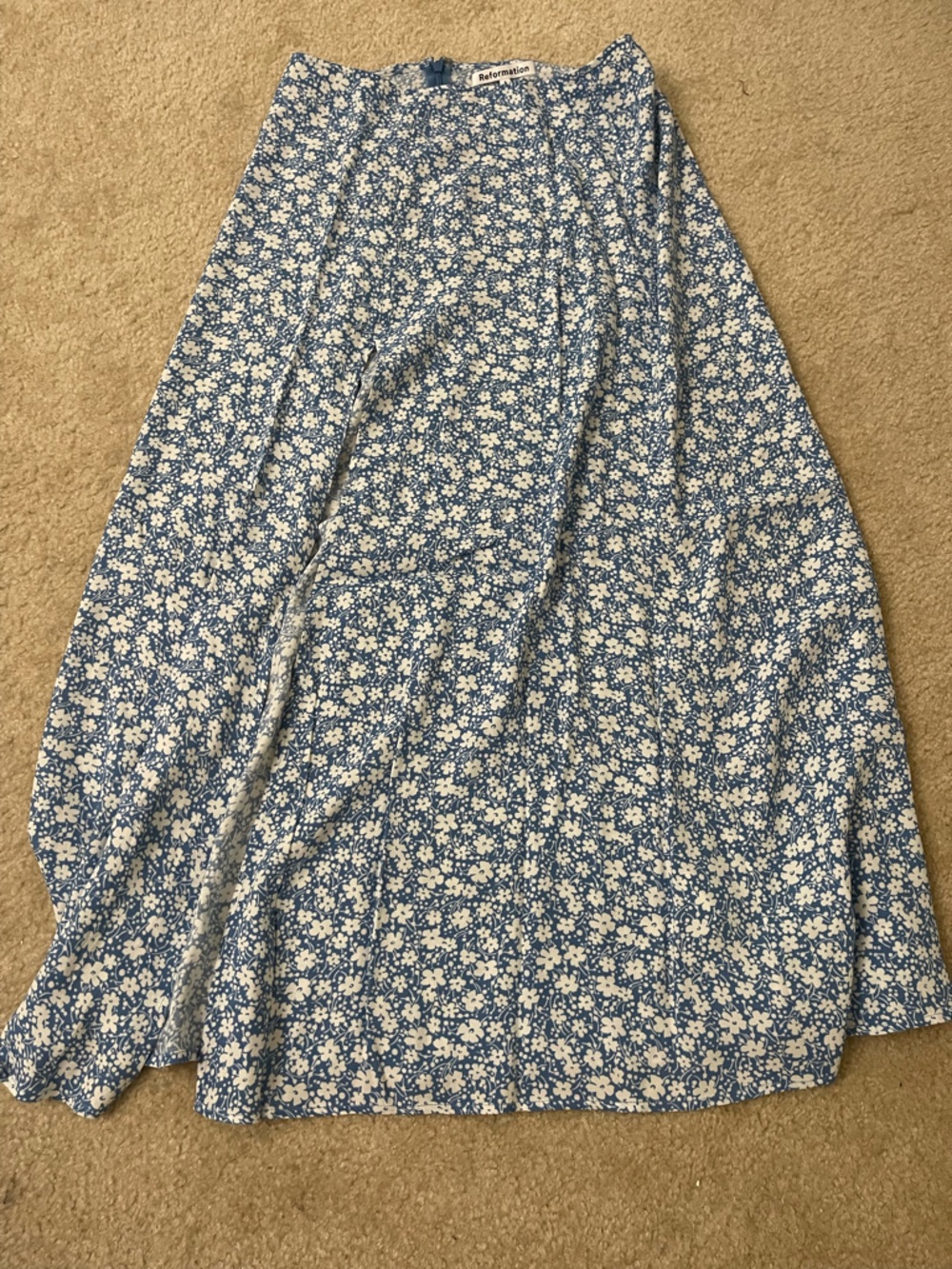 Reformation Zoe Floral Skirt